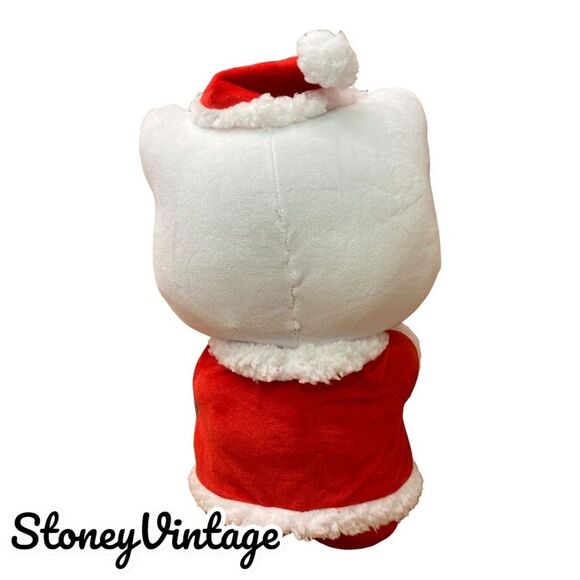 Sanrio Hello Kitty CHRISTMAS GREETER 20” Miss Santa Suit with Gift Present - Picture 6 of 9